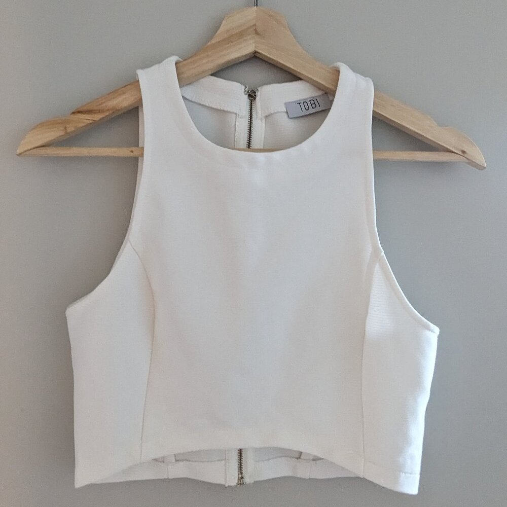 Tobi White Crop Top S/P